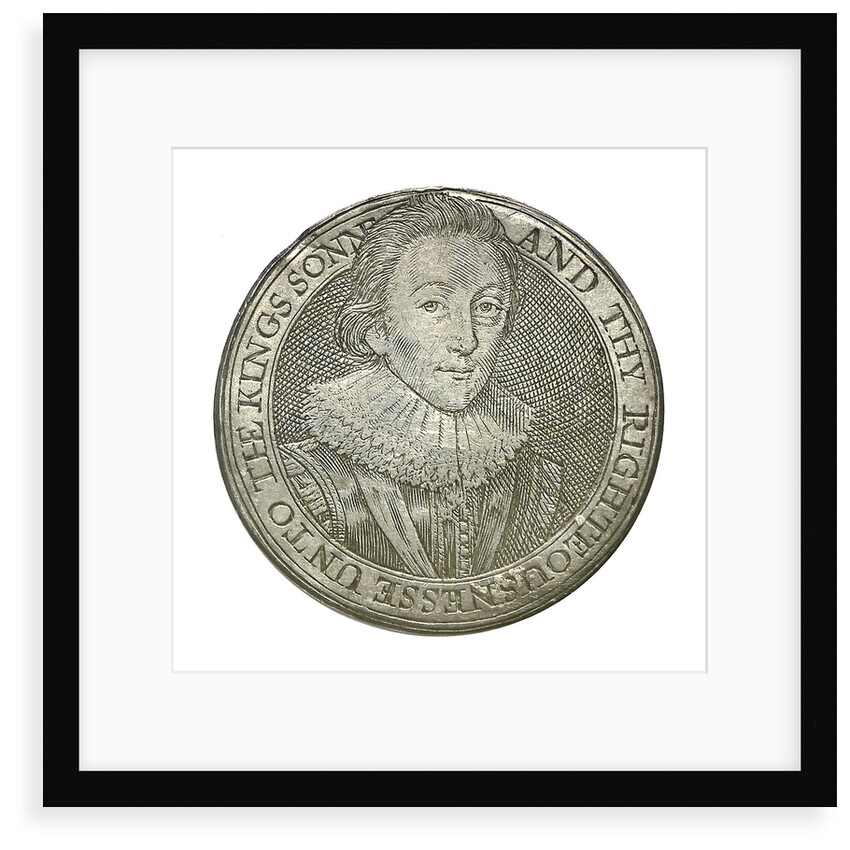Commemorative counter depicting King James I and Prince Charles; reverse by unknown
