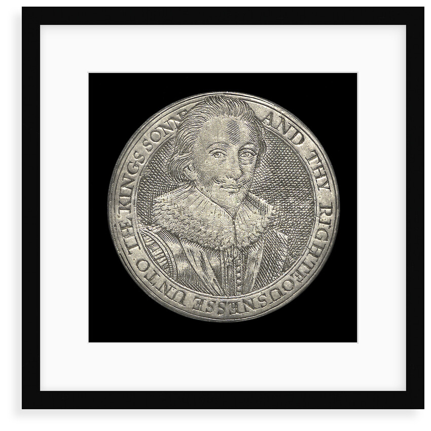 Commemorative counter depicting King James I and Prince Charles; reverse by unknown