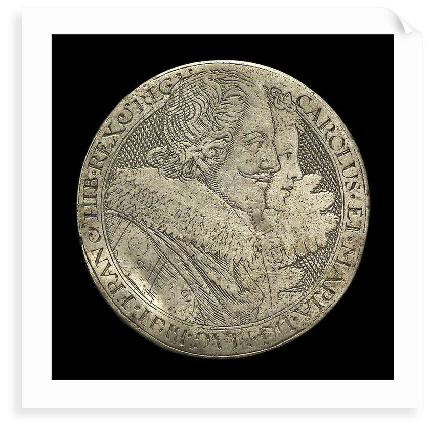 Counter commemorating King Charles I and Henrietta Maria; obverse by unknown