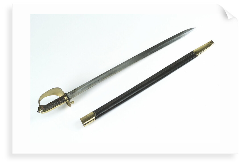 Presentation cutlass by unknown
