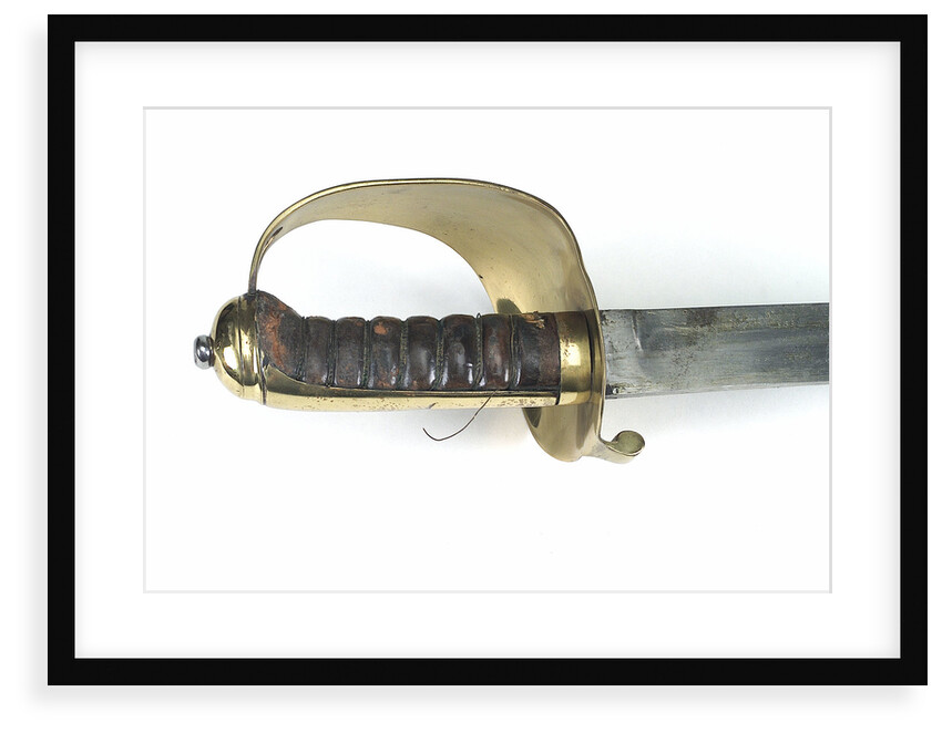 Presentation cutlass by Unknown