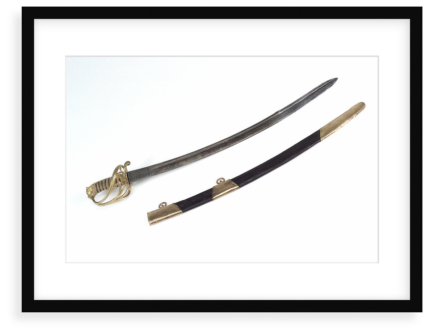 Open half-basket hilted sword by Osborn & Gunby