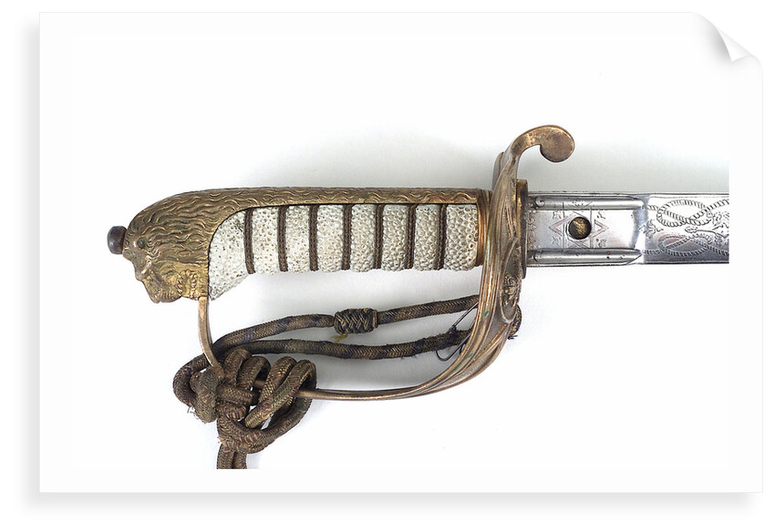 Solid half-basket hilted sword by Henry Wilkinson