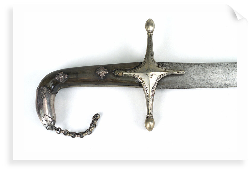 Hilt of Turkish scimitar by unknown