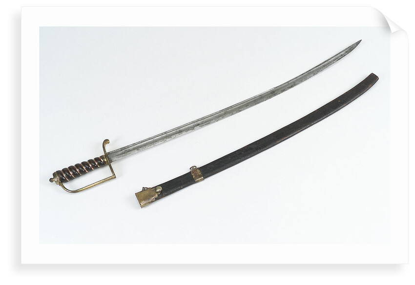 Stirrup hilted hanger by unknown