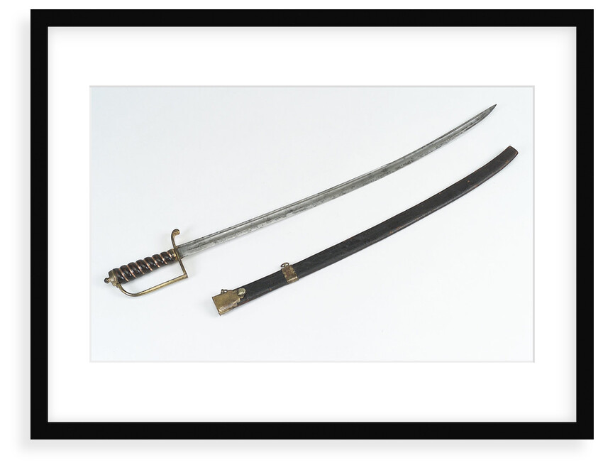 Stirrup hilted hanger by unknown