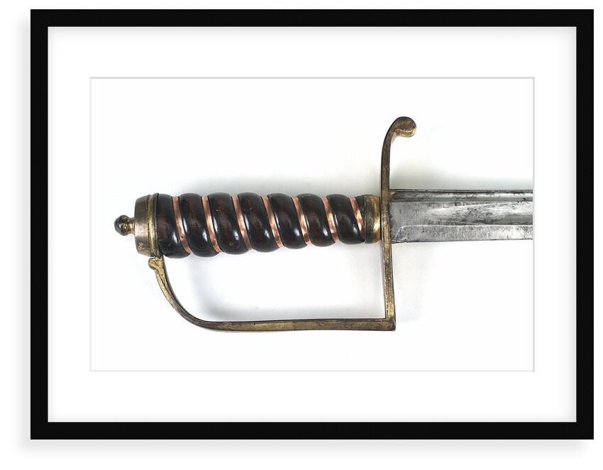 Stirrup hilted hanger by unknown