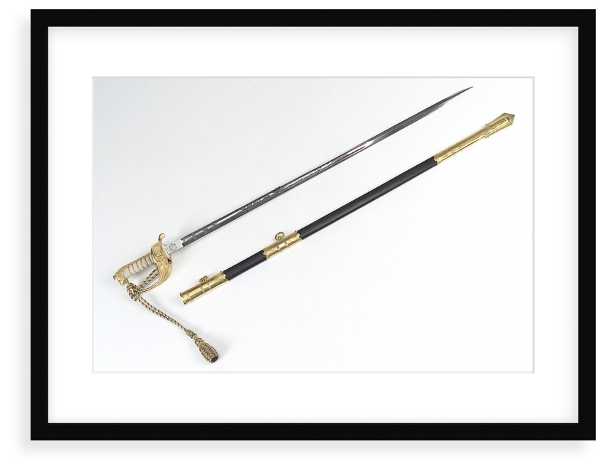 Solid half-basket hilted sword by Gieves