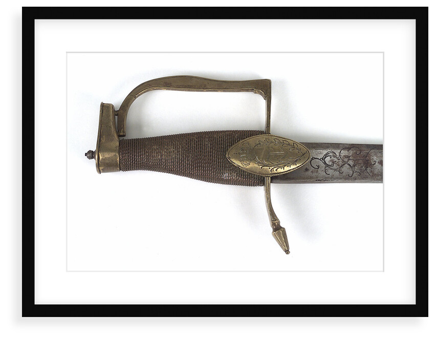 Stirrup hilted Portuguese hanger by unknown