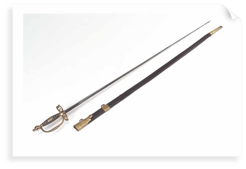 Small-sword which belonged to a surgeon in the Royal Navy Civil Branch by Read