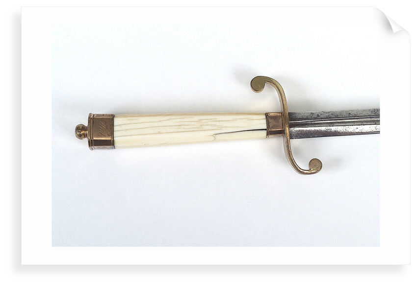 Straight-bladed dirk by unknown