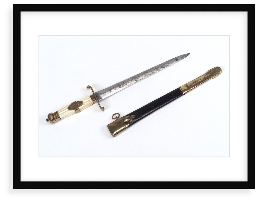 Straight-bladed dirk by Unknown