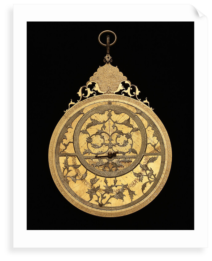 Astrolabe: obverse by Muhammad Mahdi al-Yazdi