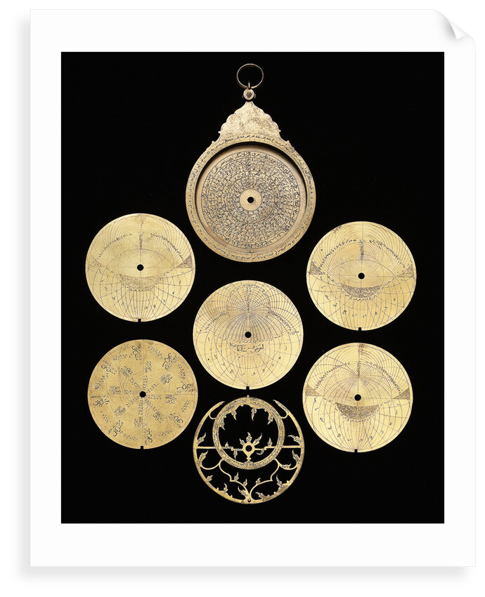 Astrolabe: dismounted obverse by unknown