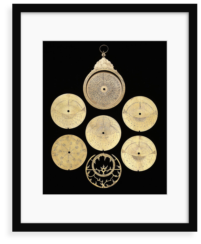 Astrolabe: dismounted obverse by unknown