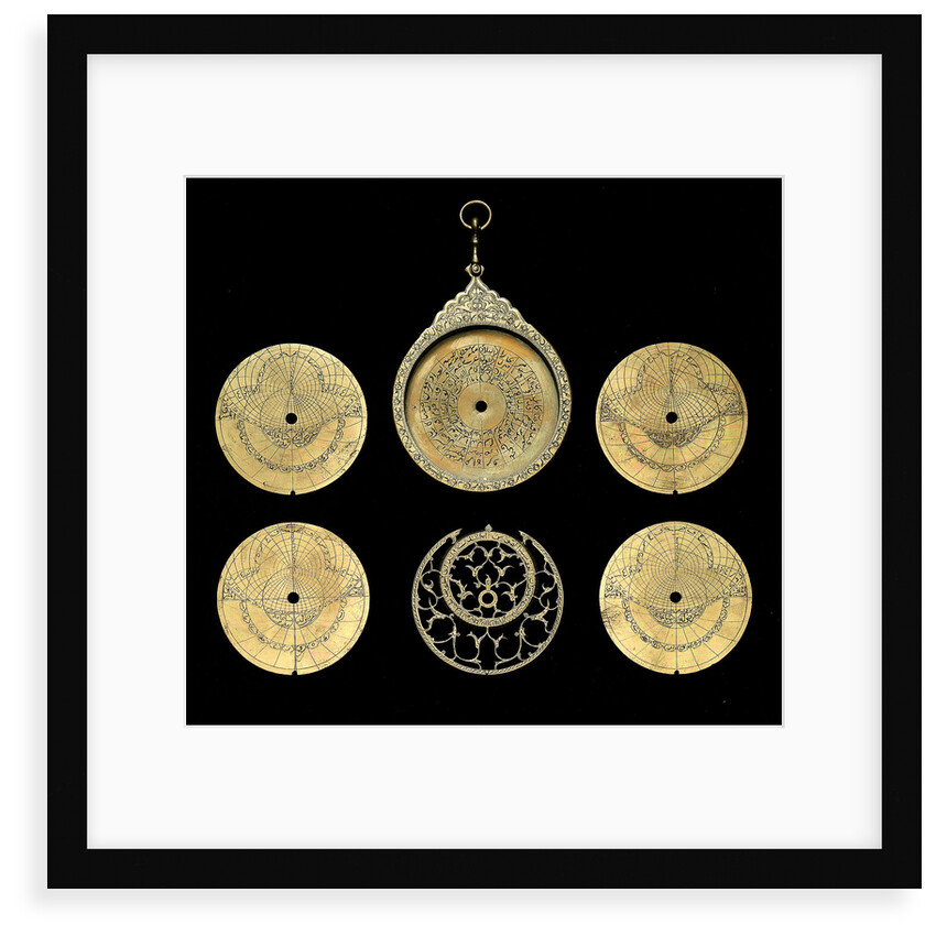 Astrolabe: dismounted obverse by unknown