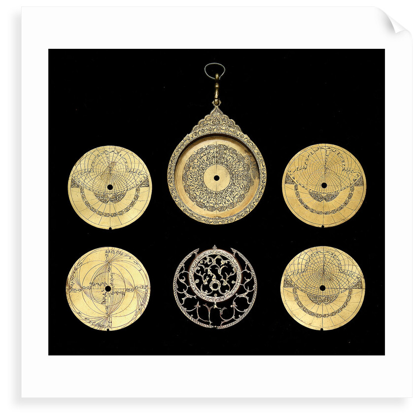 Astrolabe: dismounted obverse by unknown