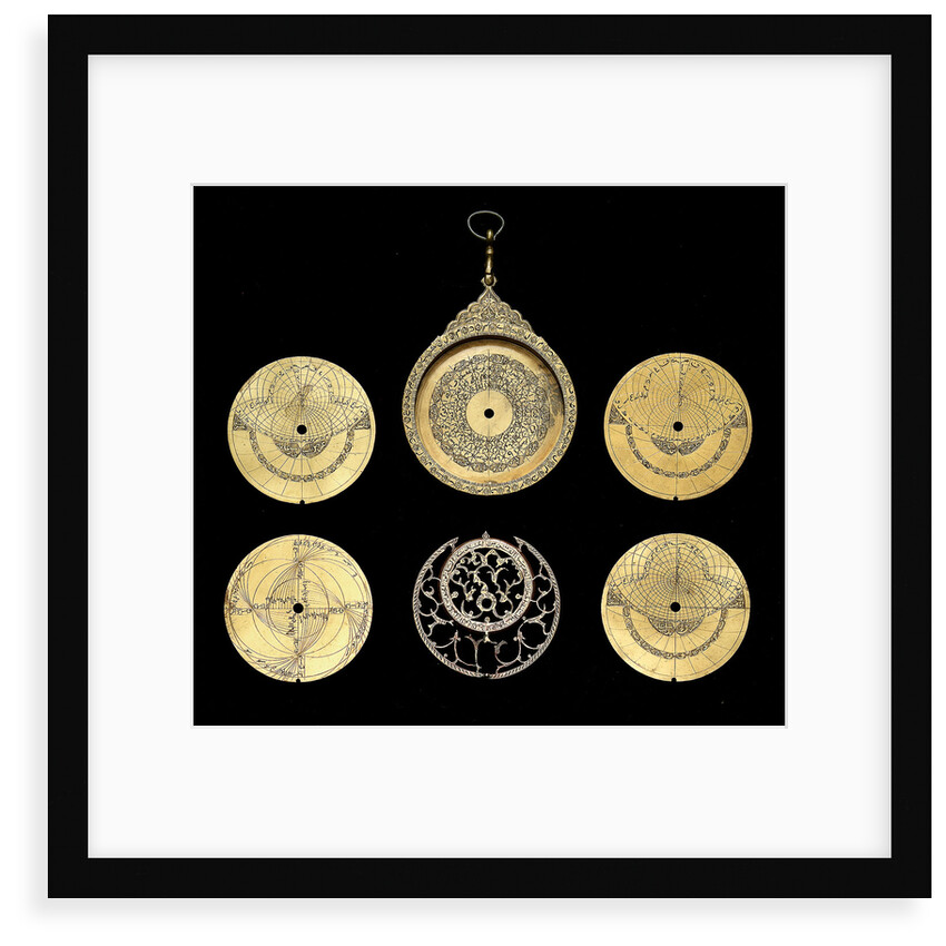 Astrolabe: dismounted obverse by unknown
