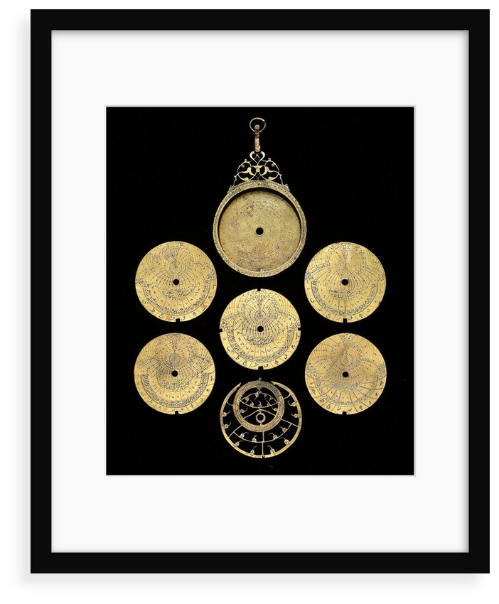 Astrolabe: dismounted obverse by unknown