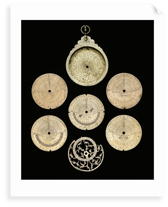 Astrolabe: dismounted obverse by unknown