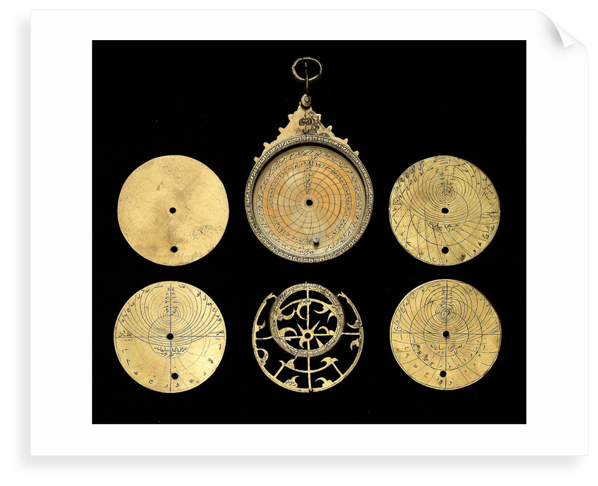 Astrolabe: dismounted obverse by unknown