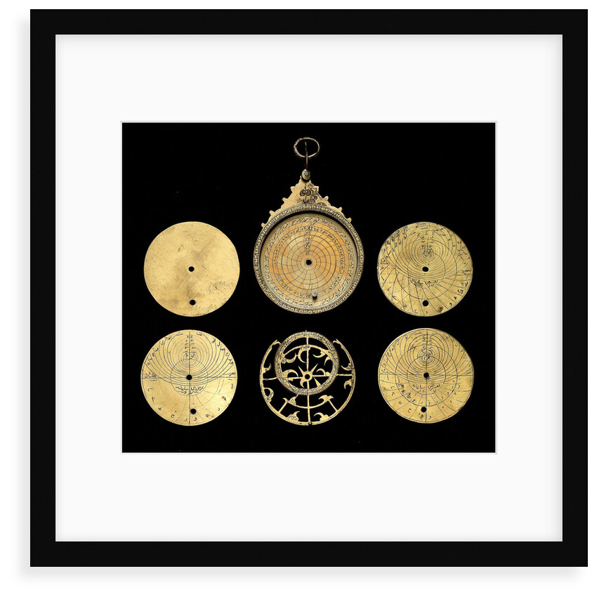 Astrolabe: dismounted obverse by unknown