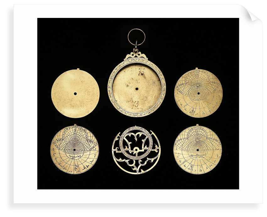 Astrolabe: dismounted obverse by unknown