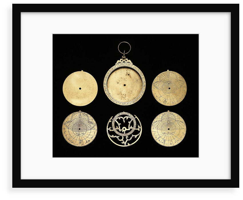 Astrolabe: dismounted obverse by unknown