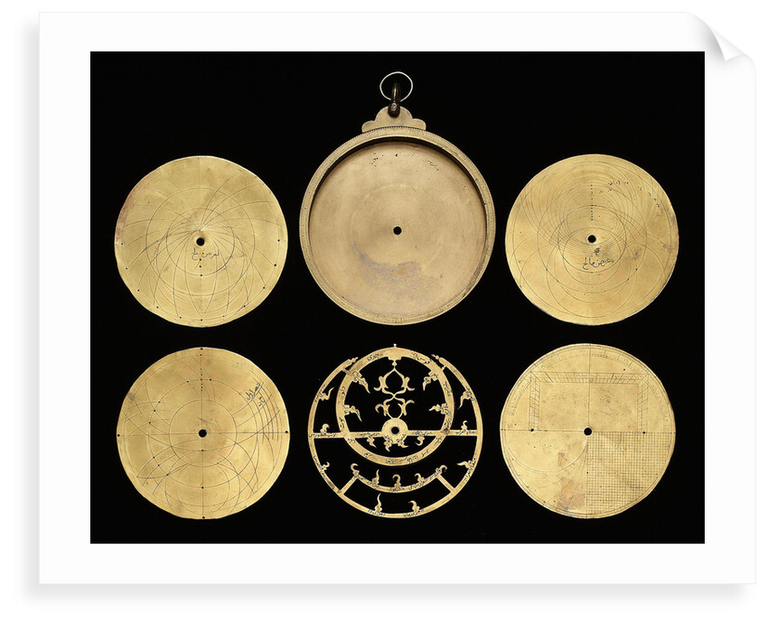Astrolabe: dismounted obverse by Hasan 'Abd Allah