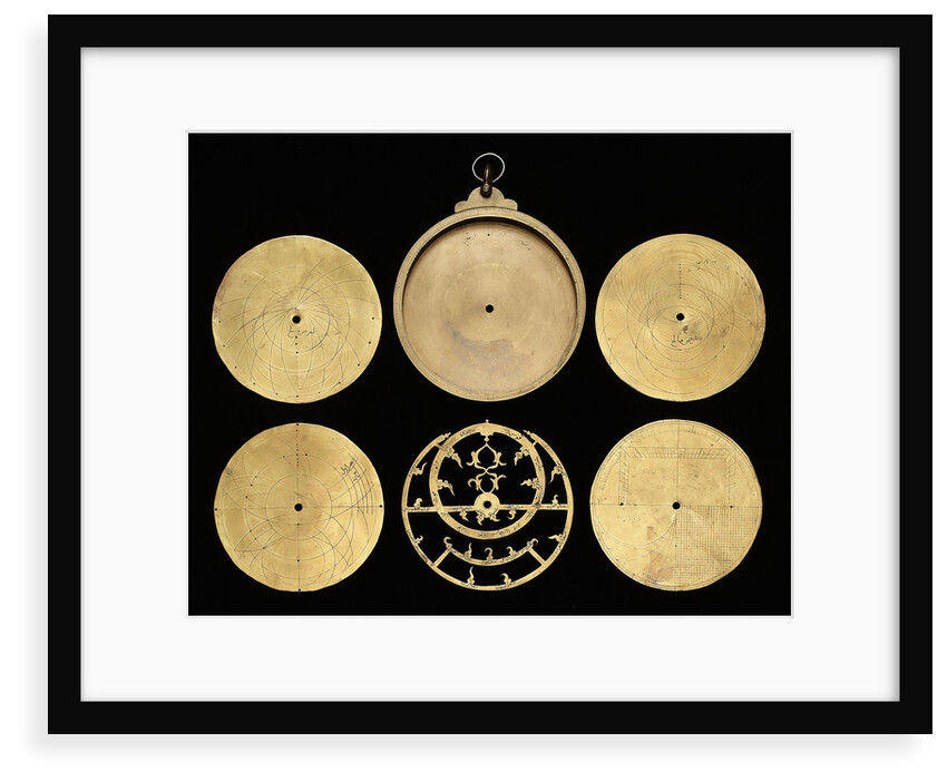 Astrolabe: dismounted obverse by Hasan 'Abd Allah