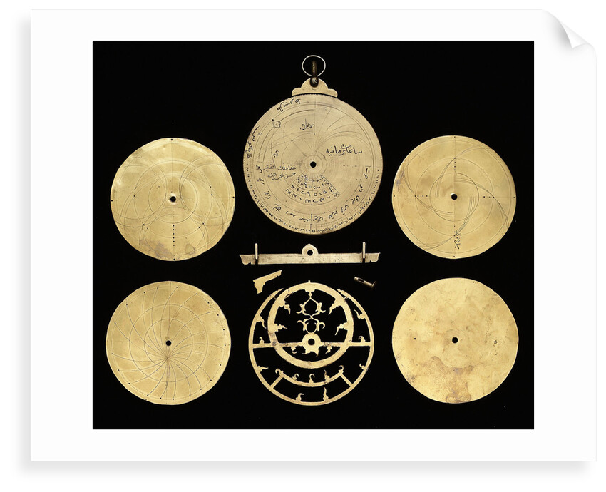 Astrolabe: dismounted reverse by Hasan 'Abd Allah