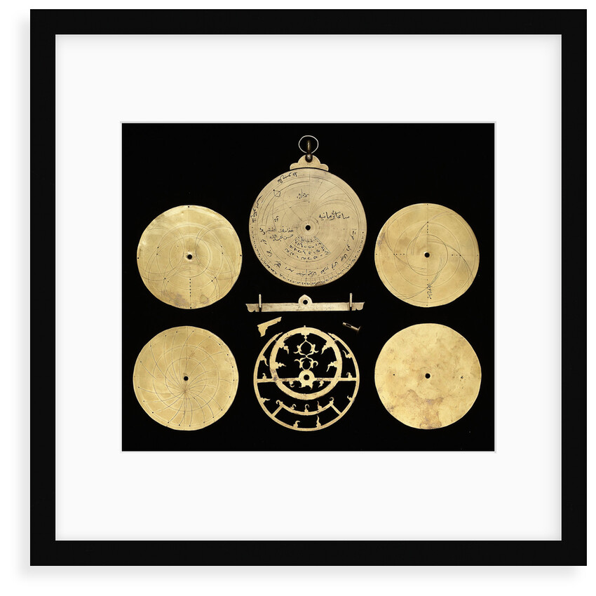 Astrolabe: dismounted reverse by Hasan 'Abd Allah