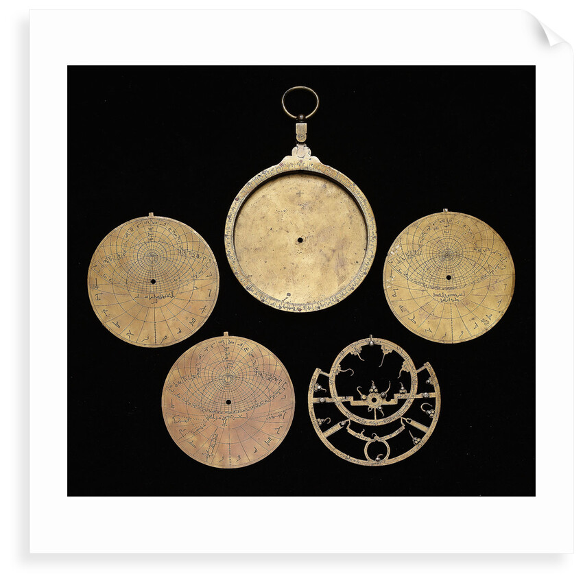 Astrolabe: dismounted obverse by Unknown