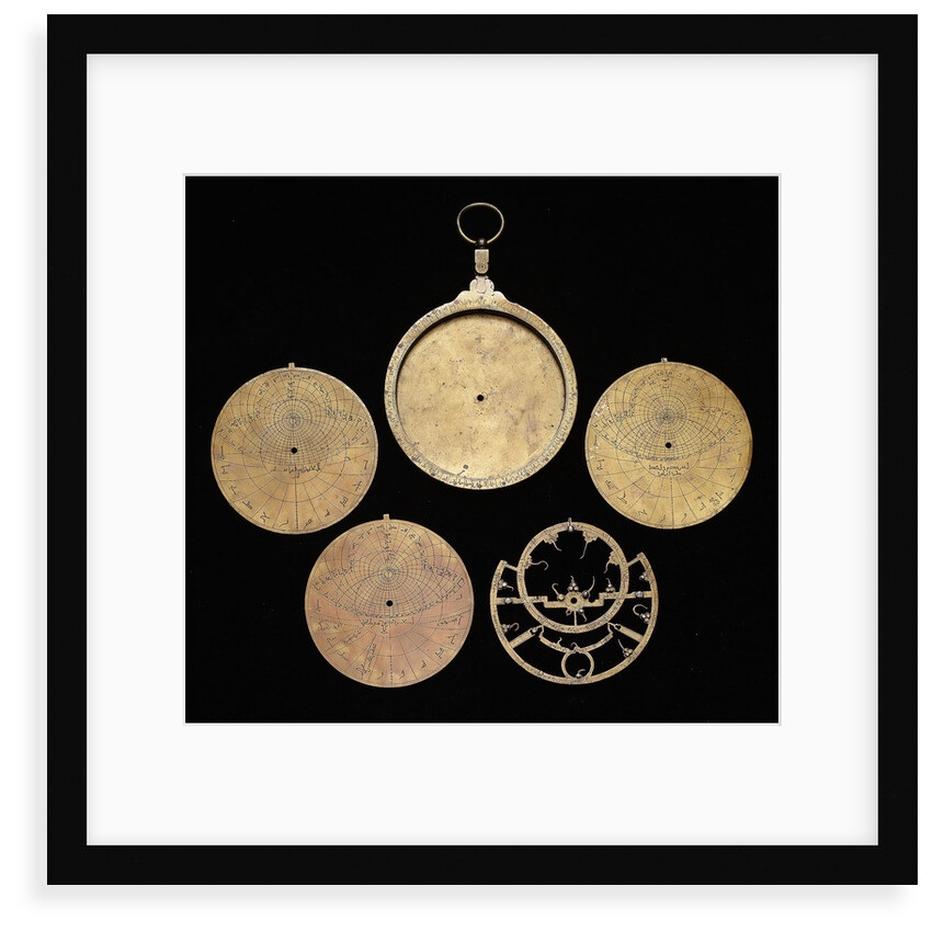 Astrolabe: dismounted obverse by Unknown