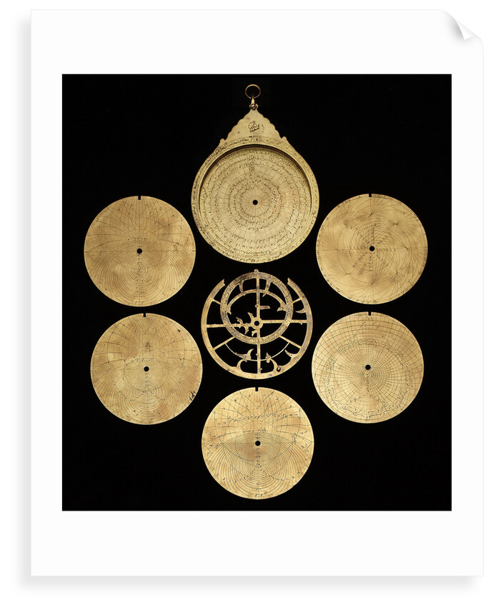 Astrolabe: dismounted obverse by unknown