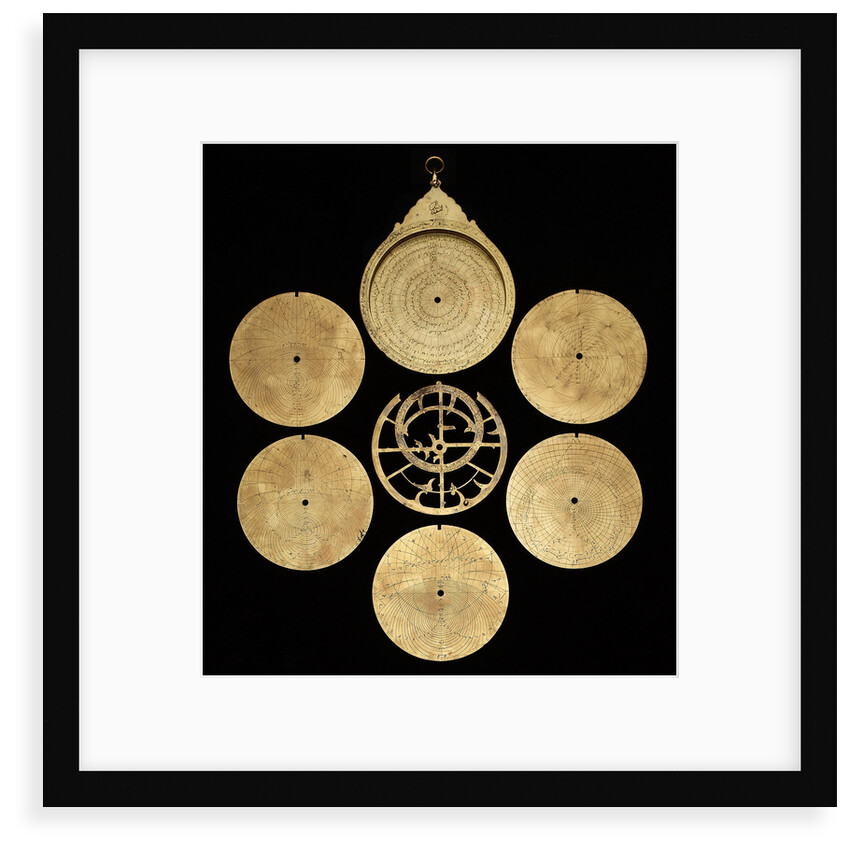 Astrolabe: dismounted obverse by unknown