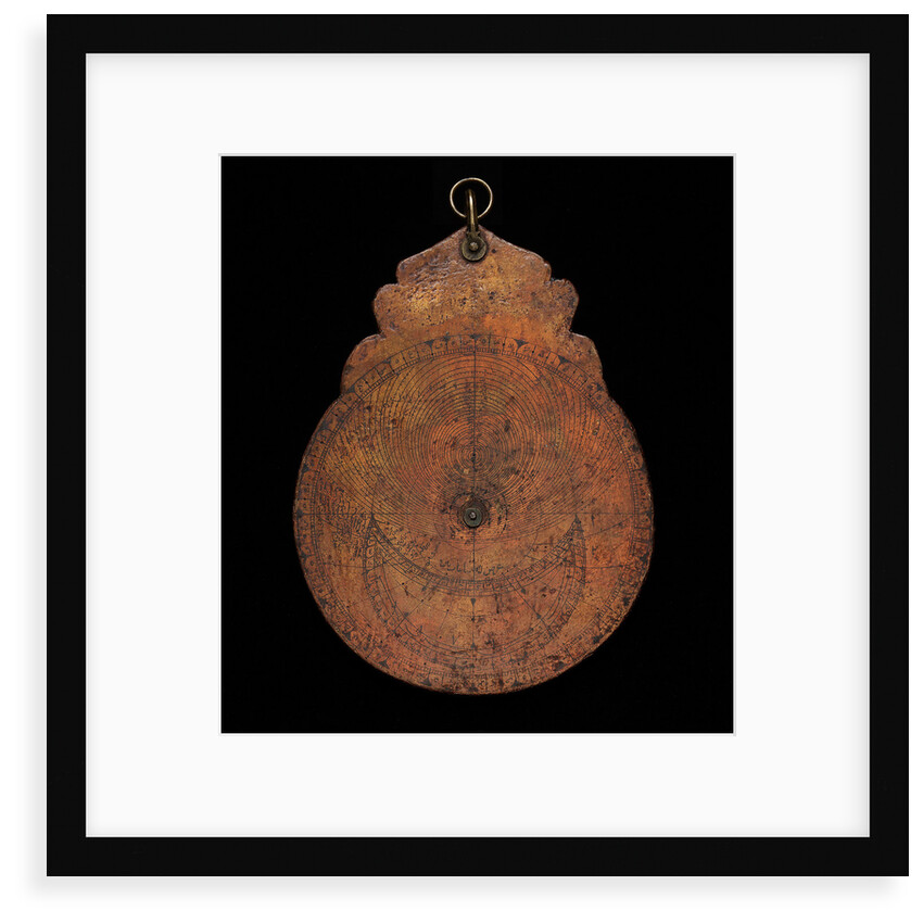 Astrolabe: dismounted obverse by unknown