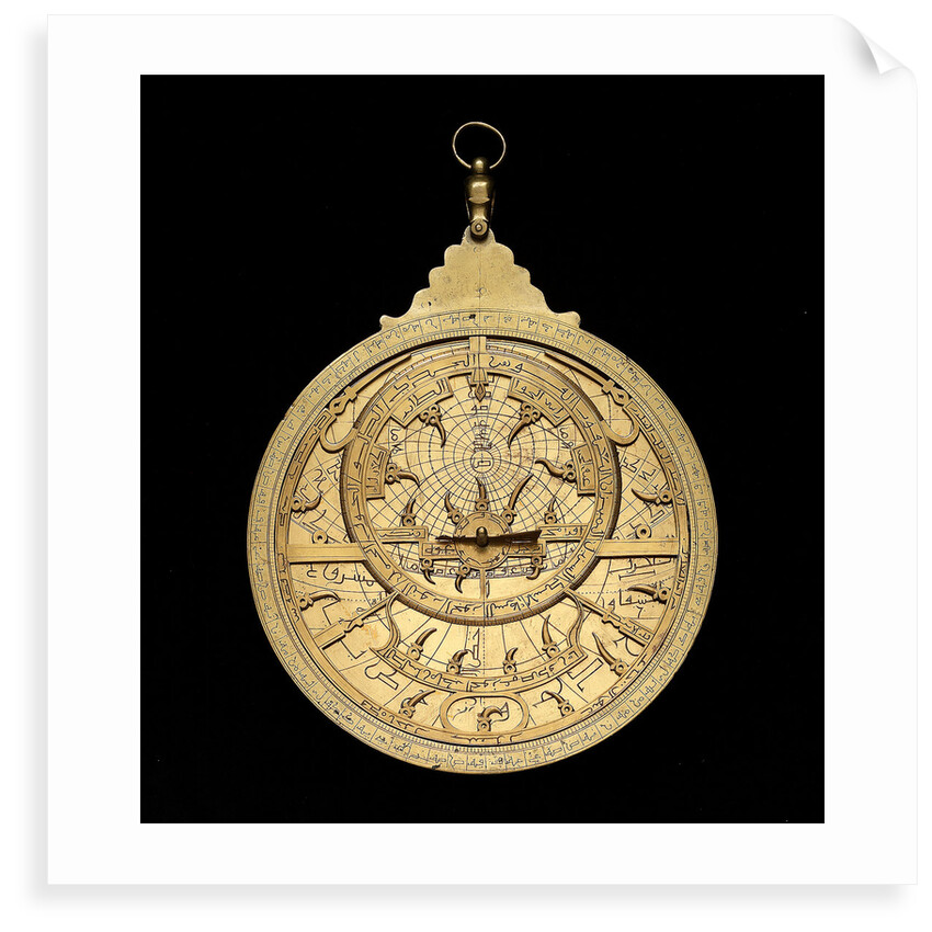 Astrolabe: dismounted obverse by Muhammad ibn Ahmad al-Battuti