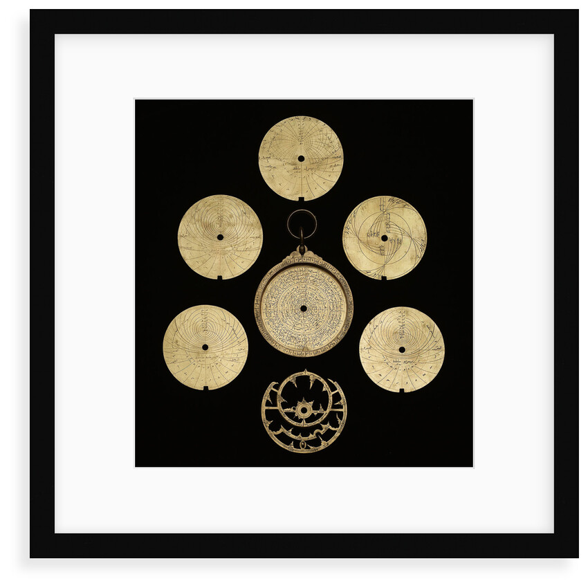 Astrolabe: dismounted obverse by al-Sarraj