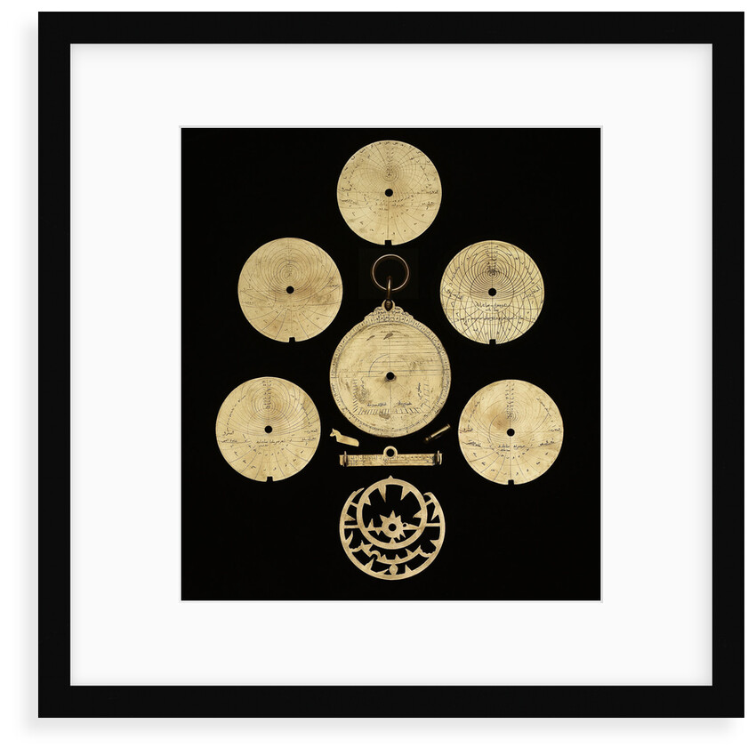 Astrolabe: dismounted reverse by al-Sarraj