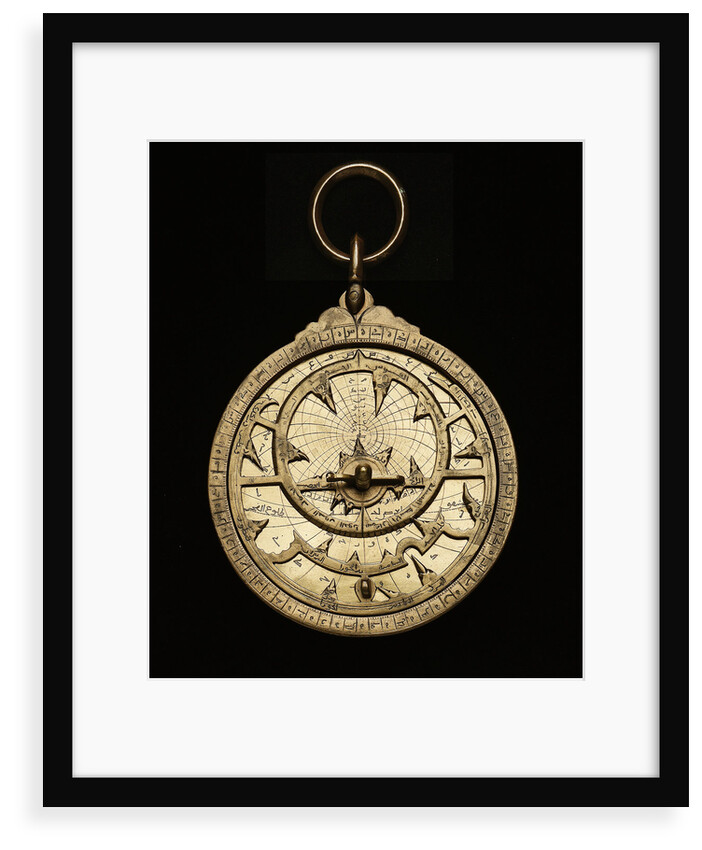 Astrolabe: mounted obverse by al-Sarraj