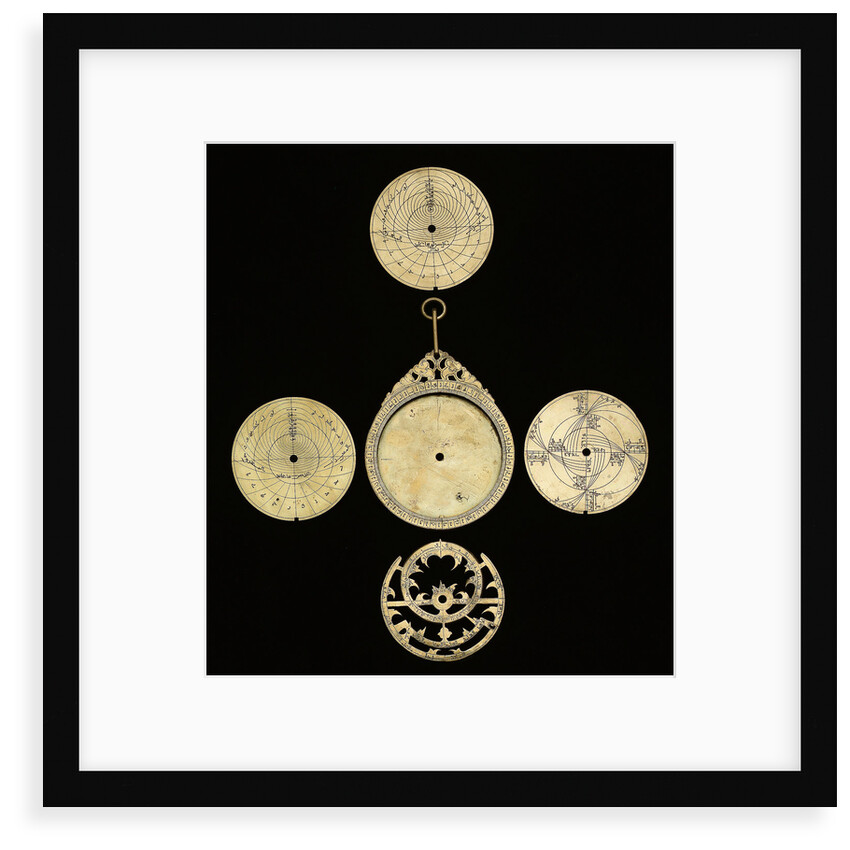 Astrolabe: dismounted obverse by Mahmud ibn Shawka al-Baghdadi