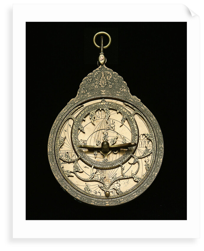 Astrolabe: mounted front by Hajji 'Ali