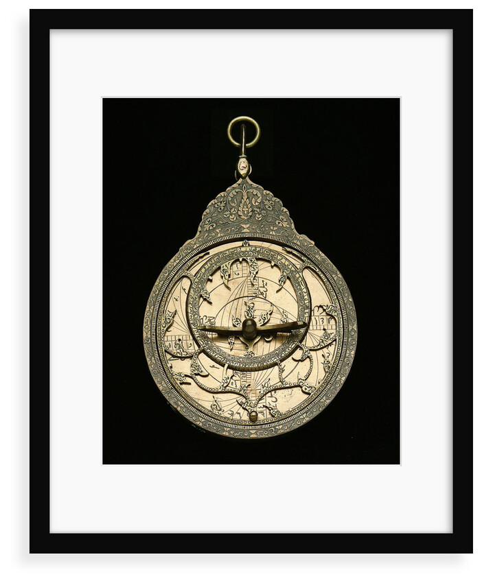 Astrolabe: mounted front by Hajji 'Ali