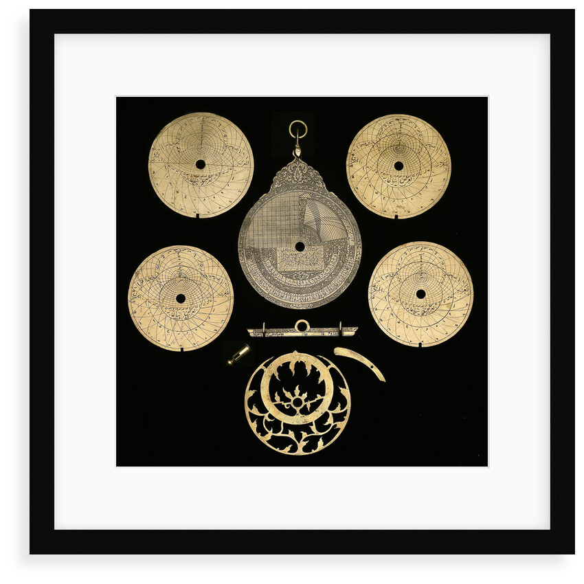 Astrolabe: dismounted reverse by Hajji 'Ali