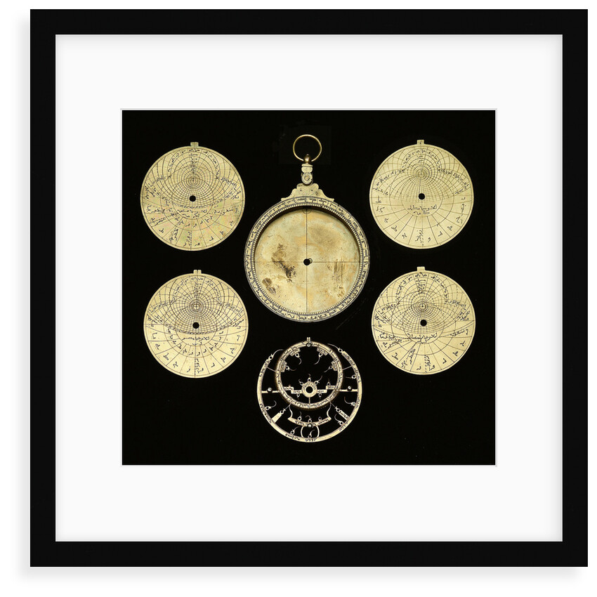 Astrolabe: dismounted obverse by Muhammad ibn Ahmad al-Battuti