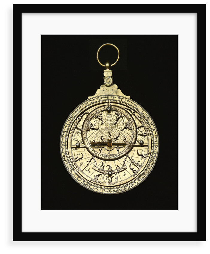 Astrolabe: mounted obverse by Muhammad ibn Ahmad al-Battuti