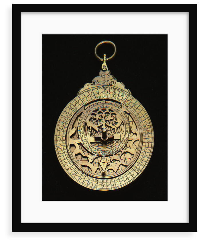 Astrolabe: mounted obverse by unknown