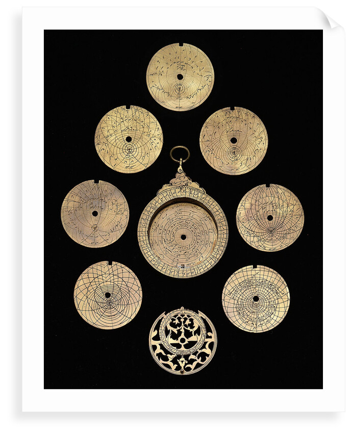 Astrolabe: dismounted obverse by unknown