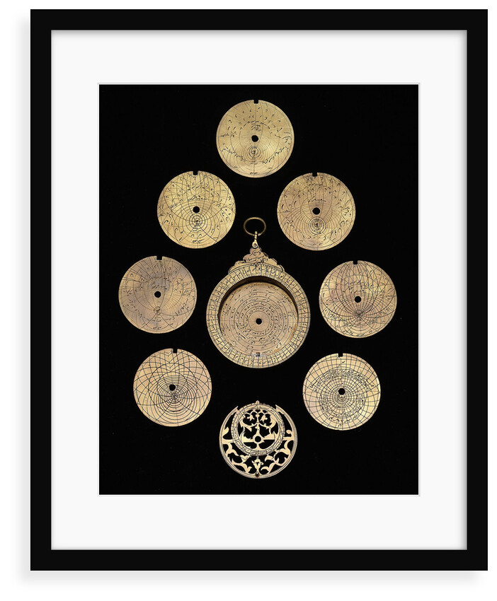 Astrolabe: dismounted obverse by unknown